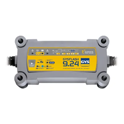 Image de GYS FLASH 9.24 029477 Chargeur automatique 6 V, 12 V, 24 V 9 A 9 A 6 A (029477)