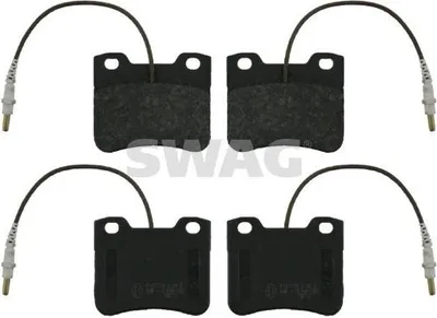 Produktbild von SWAG Bremsbeläge Satz Vorne Bremsklötze passend für PEUGEOT 106 II Schrägheck (1A, 1C) 62 91 6243