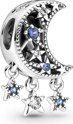 Zdjęcie produktu dla Wisiorek Pandora Star & Crescent Moon Charm 799643C01