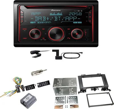 Produktbild von Pioneer FH-S820DAB DAB+ Bluetooth Einbauset für Mercedes Sprinter W906 Crafter