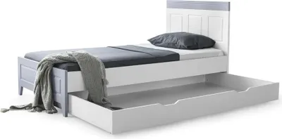 Produktbild von Modernes Einzelbett mit Stauraum Schublade Stilvolles Design für Kinderzimmer