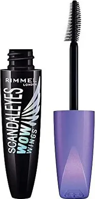 Produktbild von Rimmel Scandaleyes WOW Wings, Schwarz, Extreme Black, Locken, Volumengebend, Extreme Black, 12 ml, Frauen