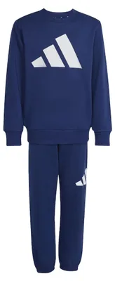 Produktbild von adidas Unisex Kids ESSENTIALS FLEECE JOGGER, dark blue/white, 9-10 Years