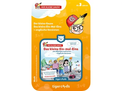 Produktbild von tigercard - Der kleine Gauss - Das kleine Ein-Mal-Eins + englische Versionen - Tigermedia Karten