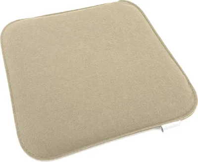 Produktbild von heimtexland ® Sitzkissen Set Filz Stuhlkissen Stuhlauflage Filzkissen Stuhl Polster Kissen Typ631 4er Set 35 x 35 cm Eckig Sand