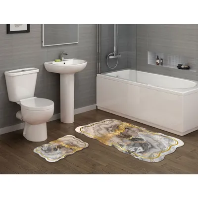 Immagine prodotto di Mijolnir, Nixie- ANR1596, crema, tappetino da bagno, 1300 gr/m², 100% POLIESTERE