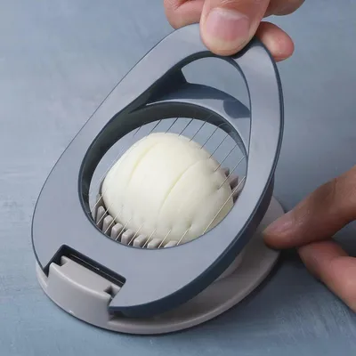 Eierschneider und Eierstecher Set für Hartgekochte Eier – Küchen Gadgets