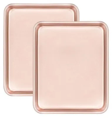 Produktbild von Backblech Rechteckig 27,9 x 22,9 cm Kohlenstoffstahl 2er Set