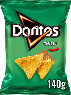 Produktbild von 9x Doritos Chili, würzige Mais-Snacks mit Chili-Geschmack, 140 g + Italian Gourmet Polpa 400g