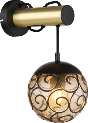 Produktbild von Globo Lighting Wandleuchte Metall schwarz matt, 1x E27 LED