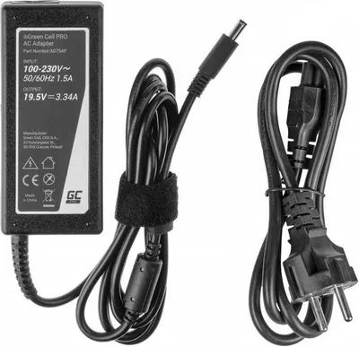 Zdjęcie produktu dla Green Cell AD75AP, Laptop, Wewnętrzna, 65 W, 19.5 V, 3,34 A, Ochrona przez zbyt wysokim napięciem, Krótkie spięcie