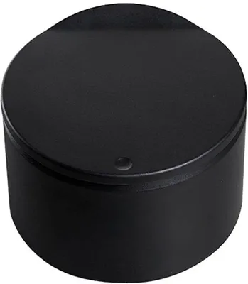 Image de Petit bac à déchets pour bureau - 19 x 19 x 13 cm - Noir