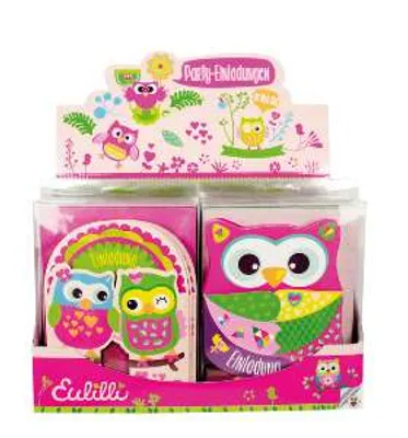 Produktbild von Party Einladung 8er Set Eulill 943088 von TRENDHAUS