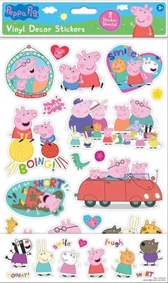 Obrázek produktu pro HASBRO Samolepky na zeď Prasátko Peppa