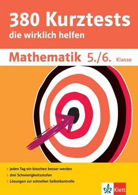 Produktbild von 380 Kurztests Mathematik 5./6. Klasse