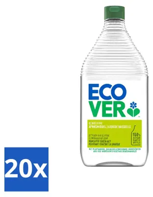 Produktbild von 20 x Ecover Spülmittel Zitrone & Aloe Vera - 950 ml - Vorteilspackung - 20 Stücke