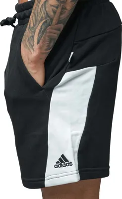 Produktbild von Adidas - "Future Icons Badge of Sport" Shorts für Herren GT1433 (L) (Schwarz/Weiß)