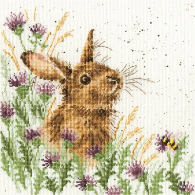 Zdjęcie produktu dla Zestaw do haftu krzyżykowego Bothy Threads "The Meadow", 26x26cm, XHD30, wzór liczony
