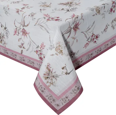 Produktbild von EUROFIRANY | Tischdecke - 140 x 180 cm - Tischtuch mit Blumenmotiv - Vintage