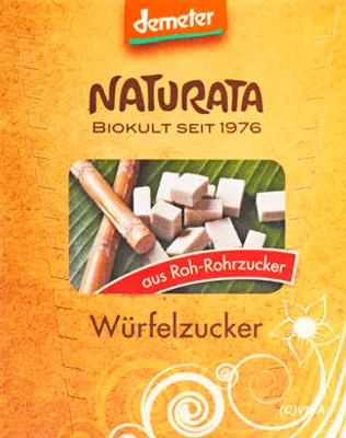 Produktbild von Naturata Würfelzucker aus Rohrohrzucker 500g