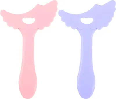 Produktbild von 2 stk. Augen Make-up Werkzeug, Augenbrauen Bleistift Schablone, Rosa Lila