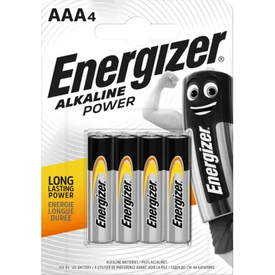 Obrázok produktu pre Batérie Energizer ALKALINE POWER AAA 4ks