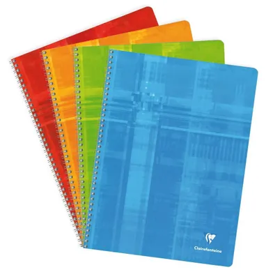 Produktbild von Clairefontaine Spiralnotizbuch, 240 x 320 mm, Seyès