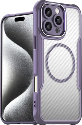 Produktbild von MagSafe-Silikonhülle kompatibel mit iPhone 16 Pro Max Lila