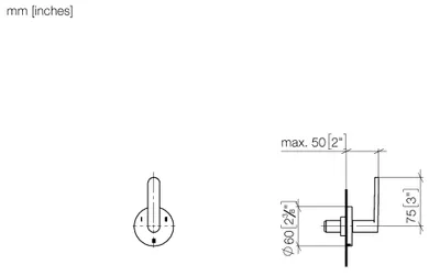 Produktbild von Dornbracht META UP-Dreiwege-Umsteller, 36210661-99