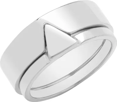 Productafbeelding van Zilveren ringen set voor dames, fijn zilver 925, maat 49 (15.6); TRS30276RSJ
