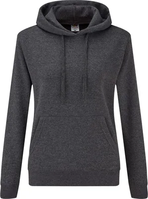 Obrázek produktu pro Dámská mikina, kapuce - FOL HOODED SWEAT/W - dark h.grey - velikost XL