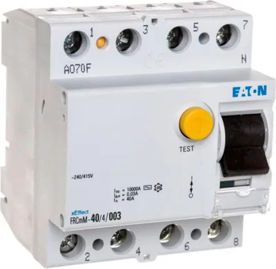 Produktbild von 4P 40A 0,03A Fehlerstromschutzschalter Typ AC FRCmM-40/4/003 170411