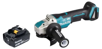 Obrázek produktu pro Akumulátorová úhlová bruska Makita DGA 520 T1X1 18 V 125 mm X-LOCK Brushless + 1x akumulátor 5,0 Ah - bez nabíječky
