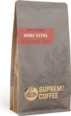 Produktbild von Supremo Espresso Roma Extra Bohne 250g - Kaffeebohnen Kaffee Bohnen