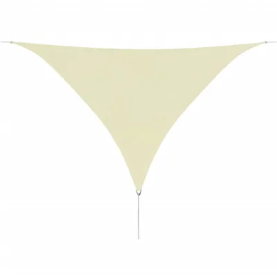 Obrázok produktu pre vidaXL Tieniaca plachta, oxford, trojuholníková 3,6x3,6x3,6 m, krémová