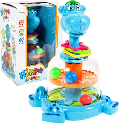 Image de MalPlay Jouet d'empilement pour trier et empiler Pyramide Tour d'empilement colorée Jouet de motricité Cadeau pour bébés et enfants de 12 mois et plus