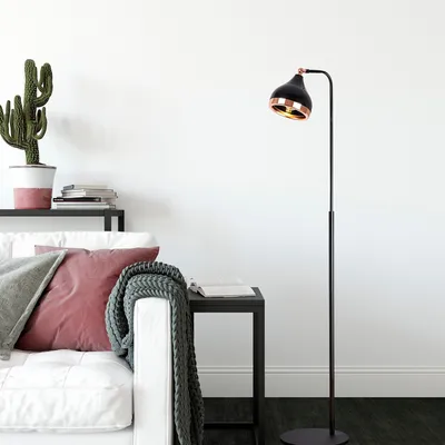 Produktbild von Opviq, Yıldo - NT - 146-US, Stehlampe, METALLKÖRPER, Schwarz, 150 x 16 x 16 cm