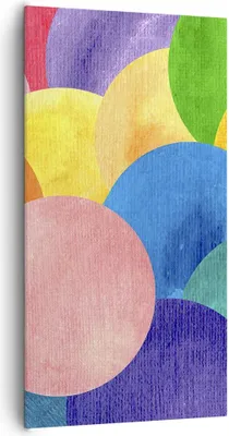Produktbild von Bild auf Leinwand - Leinwandbild - Abstraktion modern - 65x120cm - Wand Bild - Wanddeko - Leinwanddruck - Bilder - Kunstdruck - Wanddekoration - Leinwand bilder - Wandkunst - PA65x120-3794