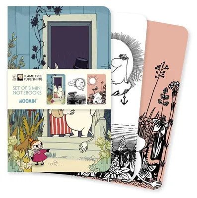 Produktbild von Set mit 3 MINI Mumin Notizbüchern