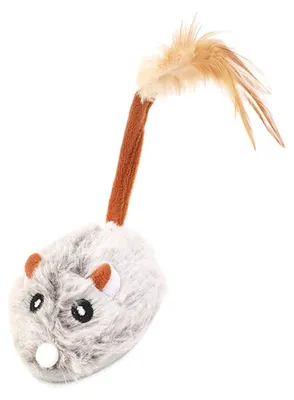 Interaktives Katzenspielzeug, automatische Maus, wiederaufladbar, mit Piepton