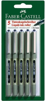 Produktbild von Tintenroller Uni-Ball eye fine 0,4 mm schwarz VE=5 Stück