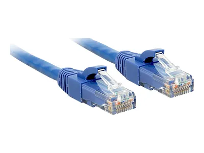 Produktbild von Lindy 48019, 3 m, Cat6, U/UTP (UTP), RJ-45, RJ-45, Blau