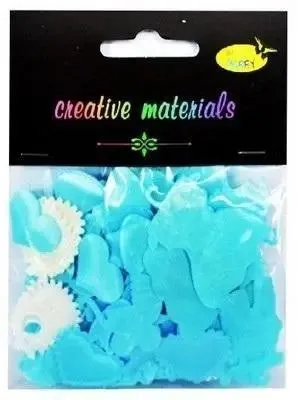 Produktbild von Textilelemente 4 g, hellblau, MIX – Galeria Hobby