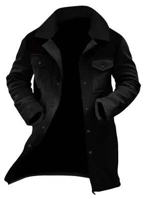 Image de Manteau d'hiver pour hommes, avec doublure en polaire chaude et plusieurs poches