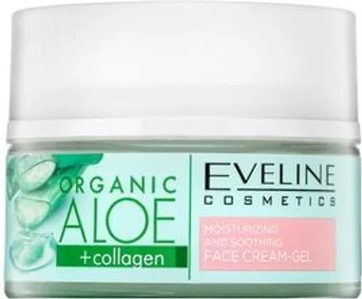 Obrázek produktu pro Eveline Cosmetics Organic Aloe+Collagen – pleťový krém, hydratace, zklidnění