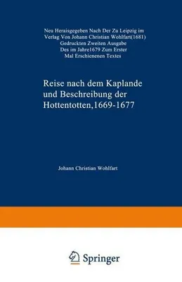 Obrázek produktu pro Reise nach dem Kaplande und Beschreibung der Hottentotten 1669-1677