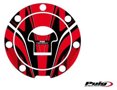 Produktbild von PUIG 6308R Tankdeckelabdeckungen Radikal  passend fuer HONDA CBR1000F Rot