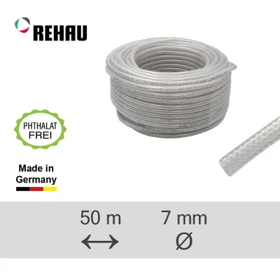 Produktbild von REHAU Getränkeschlauch Raualco mit Fadenarmierung ⌀ 7mm - 50m