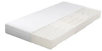 Productafbeelding van Koudschuimmatras, 90 x 200 cm, 20 cm hoog, 7 comfortzones, H2/H3, wit