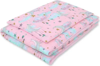 Obrázok produktu pre Obliečka do detskej postieľky, posteľná bielizeň, 100% bavlna - mäkká a šetrná k pokožke - 2-dielna 135x100 cm
